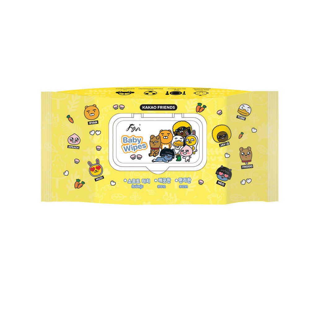 เอฟ วาย เอ็น เบบี้ไวพ์ 90 แผ่น (คละแบบ)