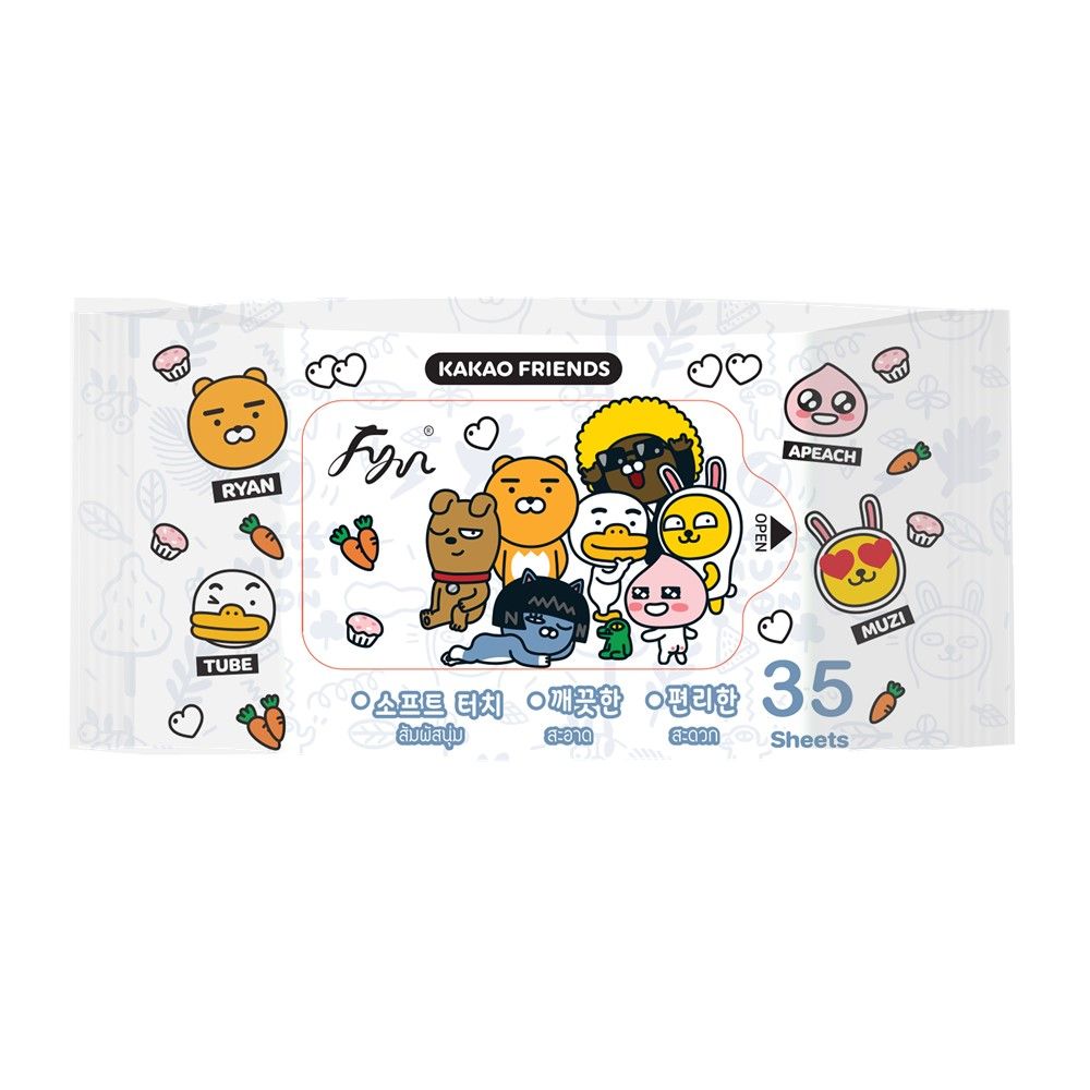 เอฟ วาย เอ็น เบบี้ไวพ์ 35 แผ่น แพ็ก 3