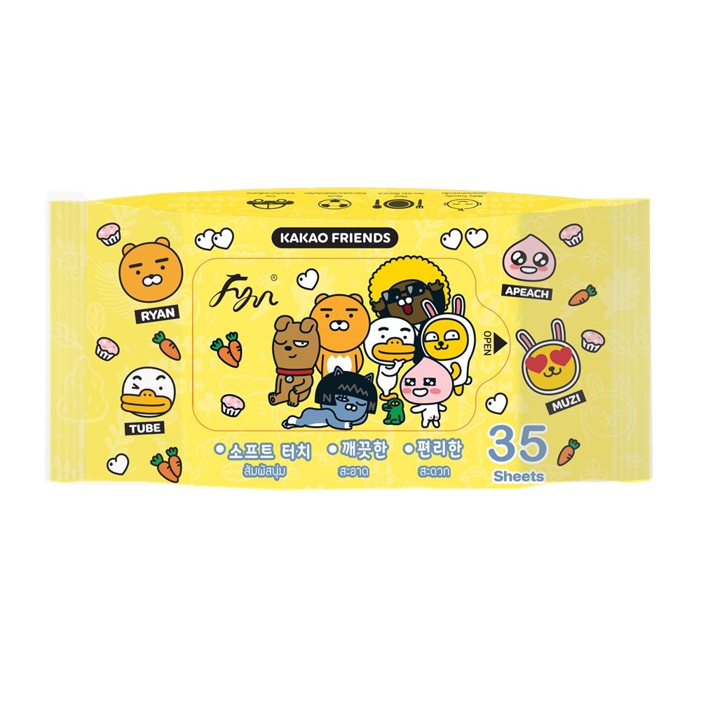 เอฟ วาย เอ็น เบบี้ไวพ์ 35 แผ่น แพ็ก 3