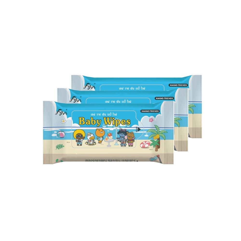 เอฟ วาย เอ็น เบบี้ไวพ์ 10 แผ่น X3