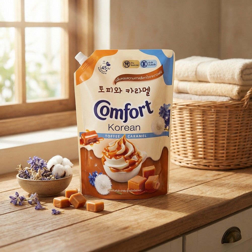คอมฟอร์ท น้ำยาปรับผ้านุ่ม โคเรียนทอฟฟี่ 1050 มล.