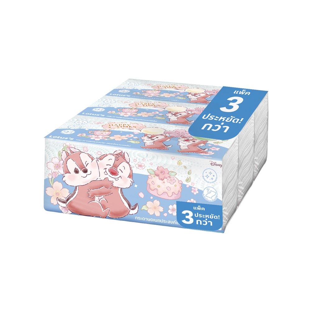 LOTUSS DISNEY INTERFOLD TOWEL 90 SHEETS PACK 3
