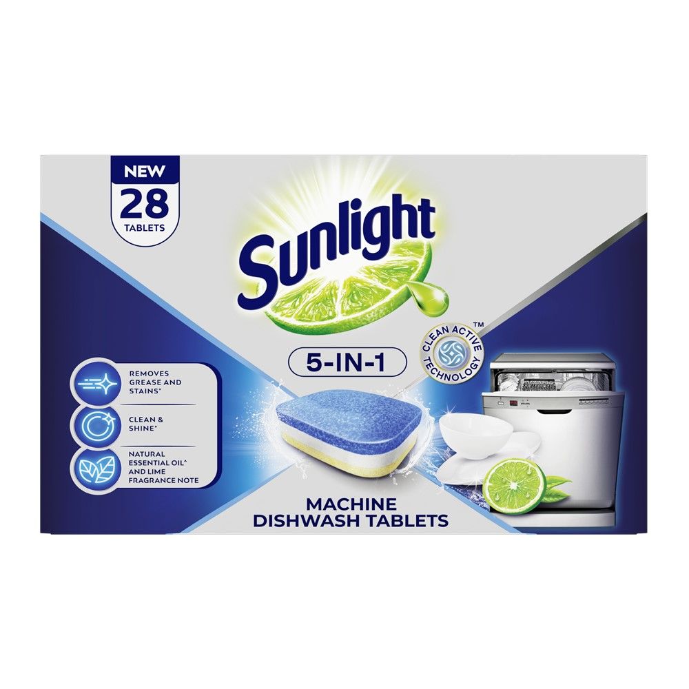 SUNLIGHT DISHWASH TABLETS 17.5G PACK 28 TABS