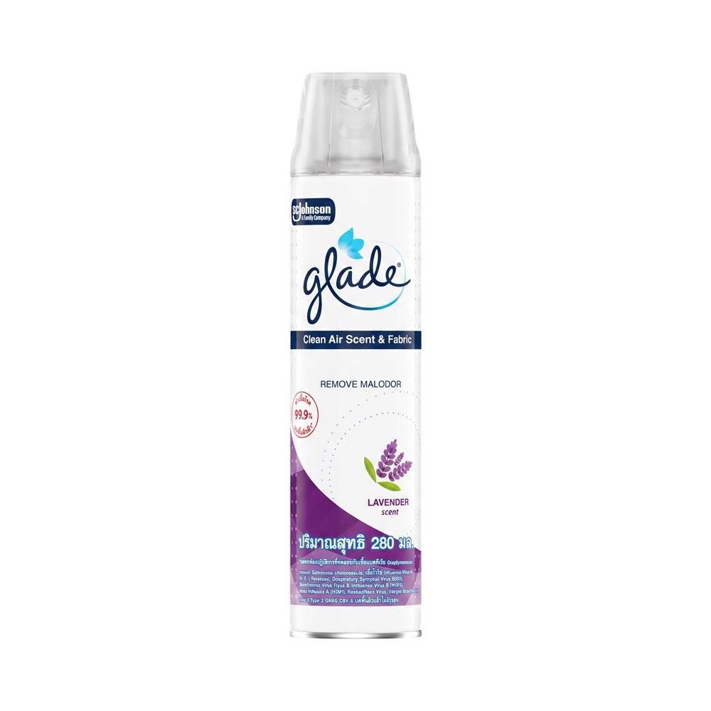 GLADE CLEAN AIR SPRAY LAVENDER 280 ML