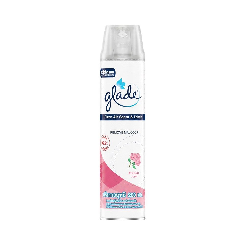 GLADE CLEAN AIR SPRAY FLORAL 280 ML