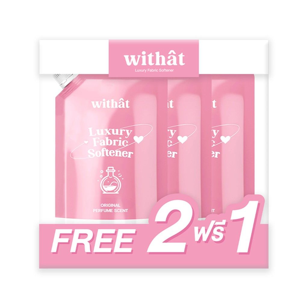WITHAT FABRIC SOFTENER ORIGINAL 500 ML PACK 2 FREE 1