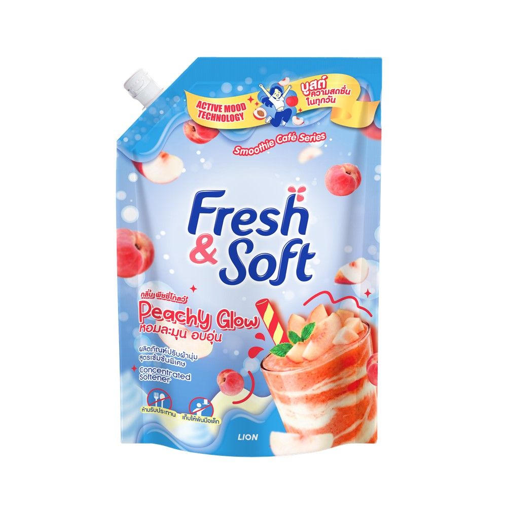 FRESH AND SOFT FABRIC SOFTENER PEACHY GLOW 450 ML