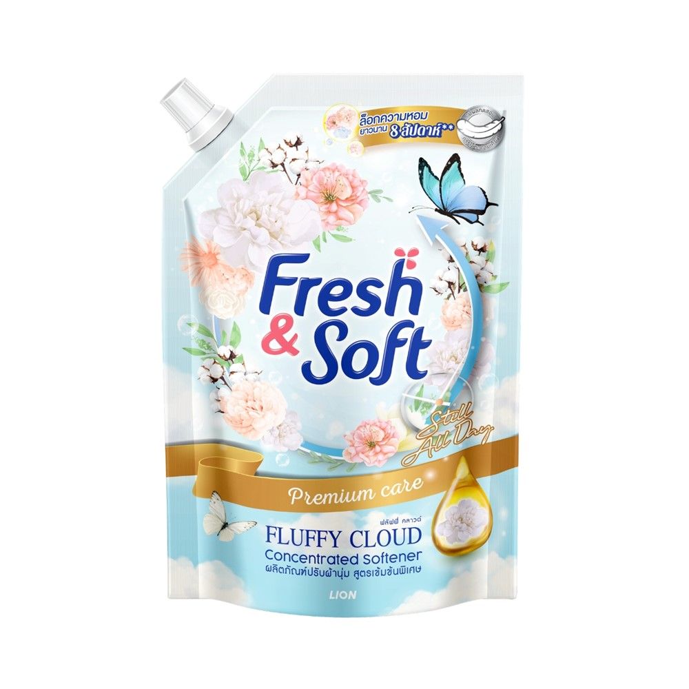 FRESH AND SOFT FABRIC SOFTENER FLUFFY CLOUD 450 ML