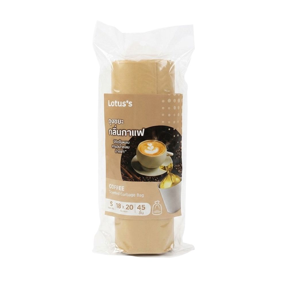 LOTUSS GARBAGE BAG ROLL COFFEE 18X20 INCH 45 PCS.