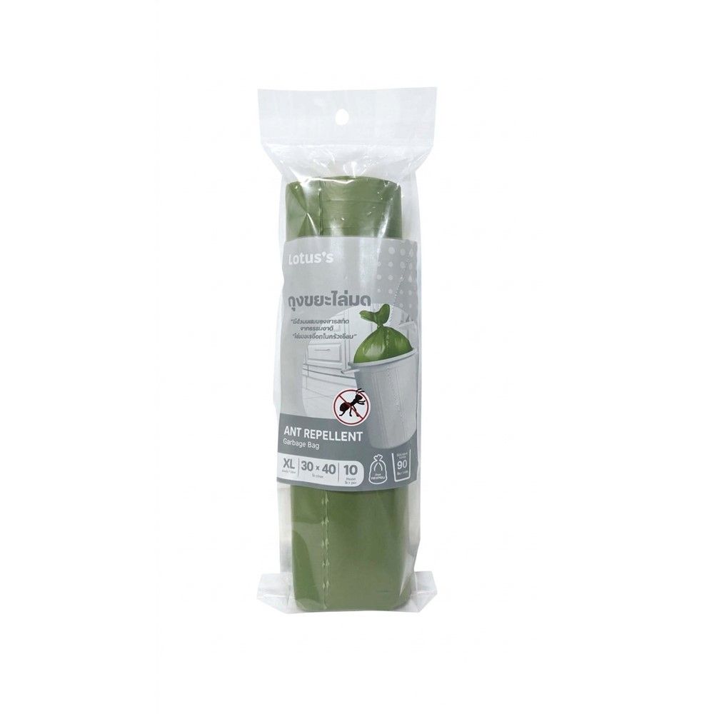 LOTUSS GARBAGE BAG ROLL ANT REPELLENT 30X40 INCH 10 PCS.