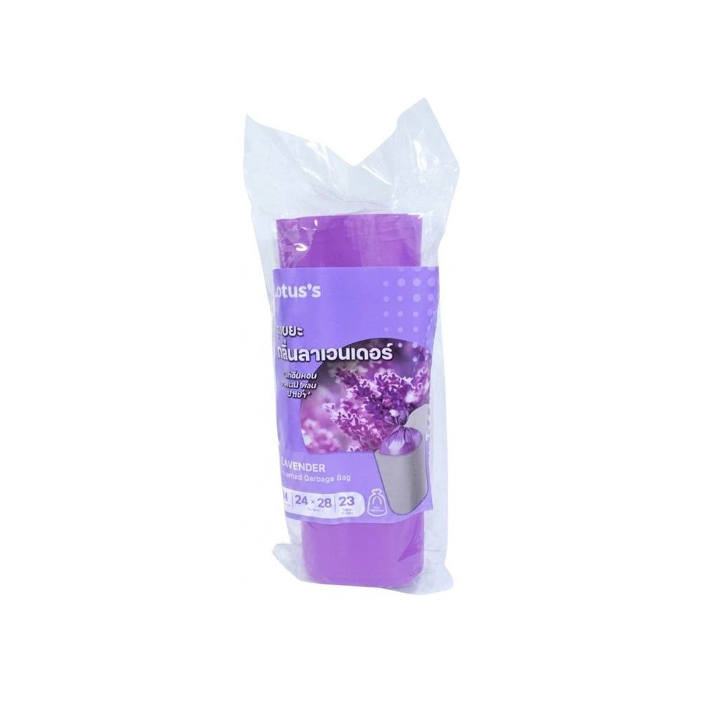 LOTUSS GARBAGE BAG ROLL LAVENDER 24X28 INCH 23 PCS.