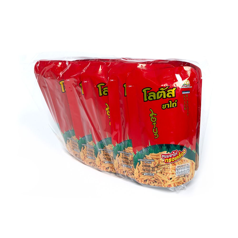 ดอกบัวขนมขาไก่ทรงเครื่อง 20ก.X12