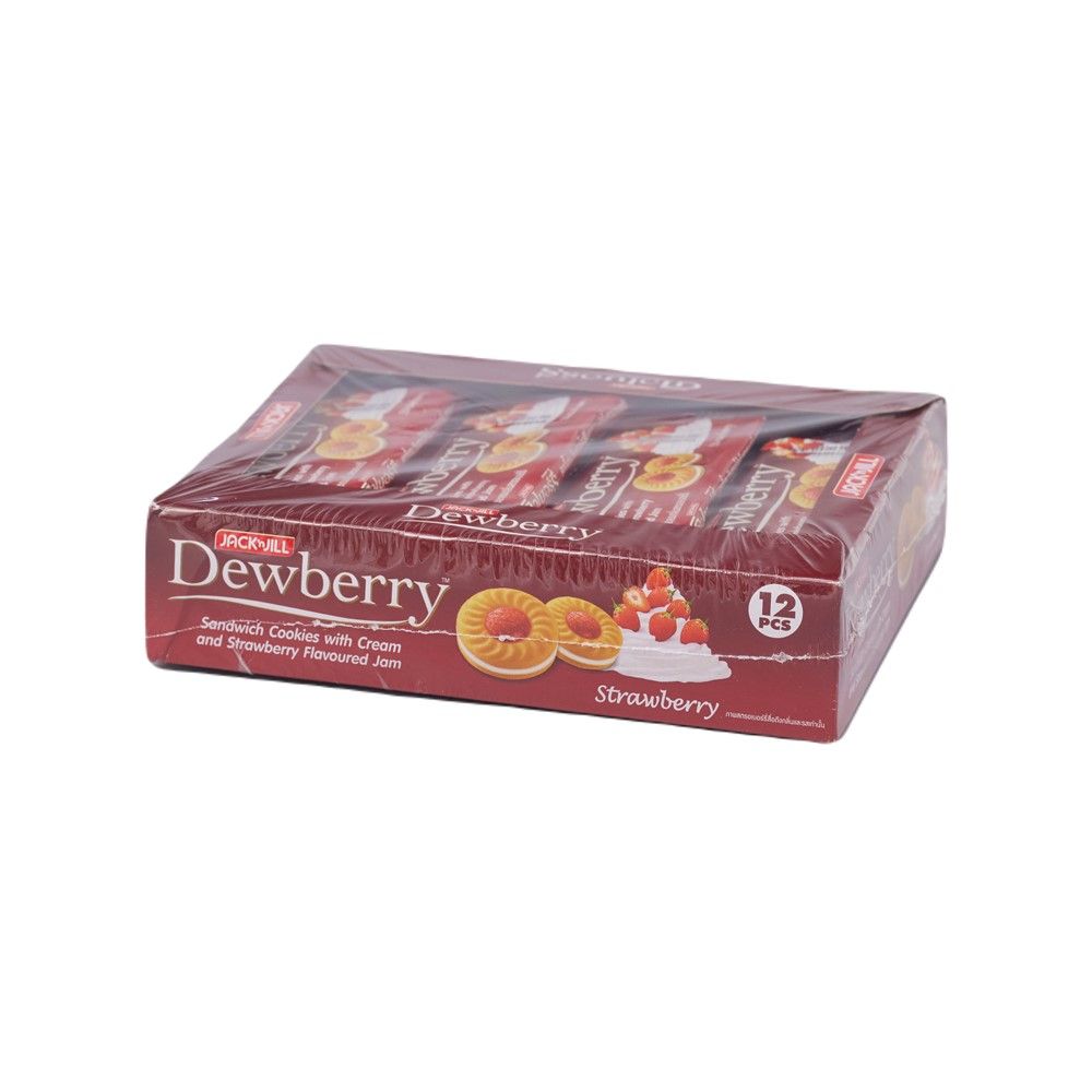 DEWBERRY COOKIES STRAWBERRY 27G PACK 12