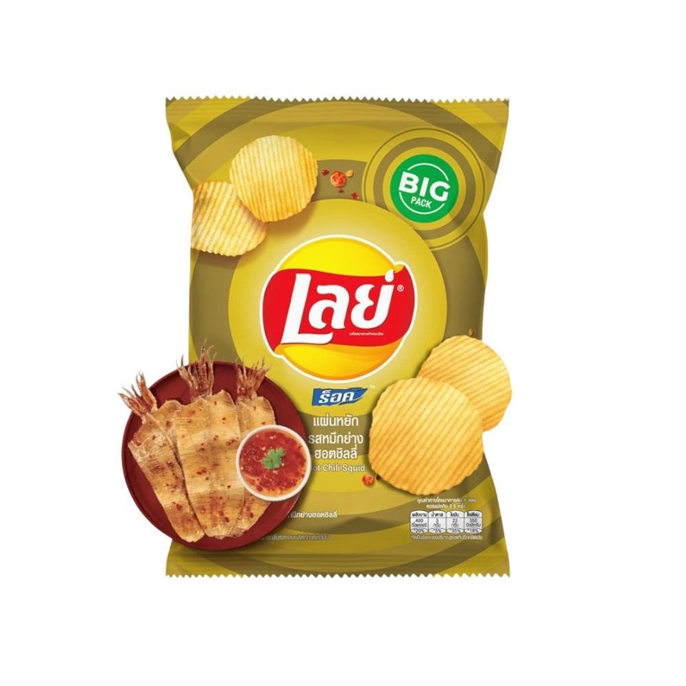 LAYS ROCK HOT CHILI SQUID 69 G.
