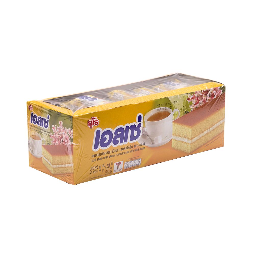 เอลเซ่บัตเตอร์เค้กรสวานิลลา 15ก.X24