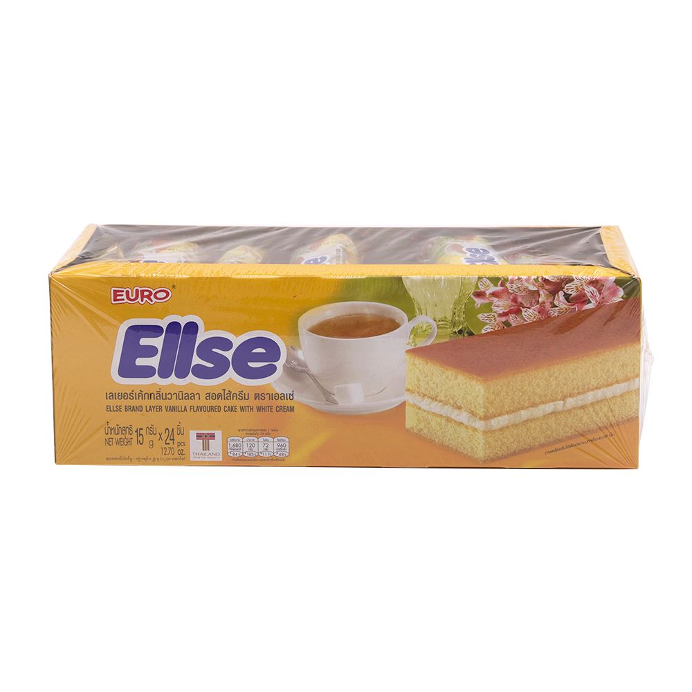 เอลเซ่บัตเตอร์เค้กรสวานิลลา 15ก.X24
