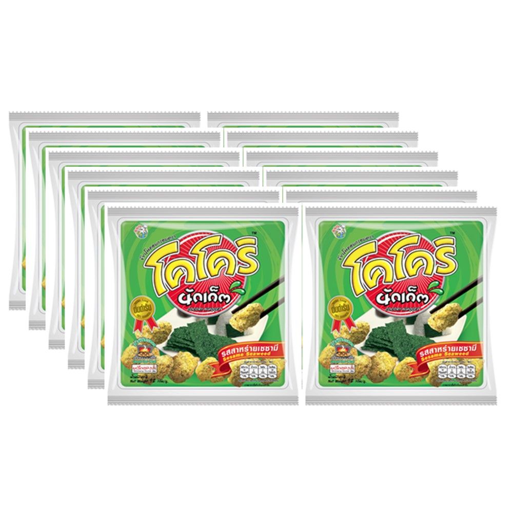 โคโครินักเก็ตรสสาหร่ายเซซามิ 10 ก แพ็ค 12