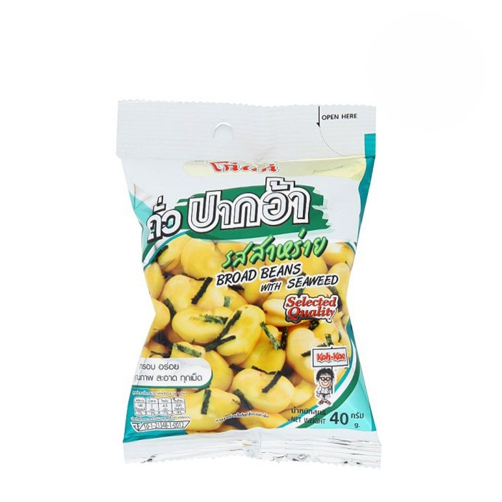KOH-KAE BROAD BEANS WITH SEAWEED 40G.