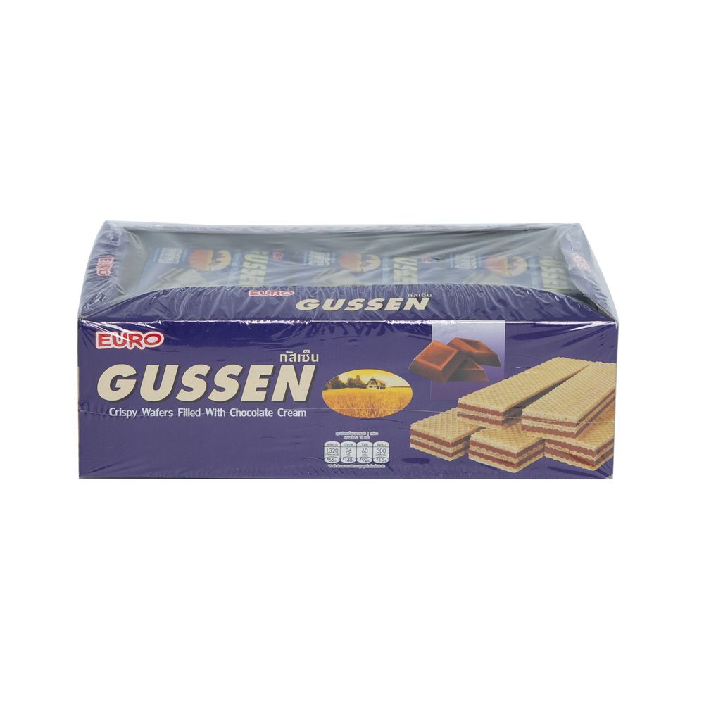 กัสเซ็นเวเฟอร์ไส้ครีมชอคโกแลต 25ก.X12