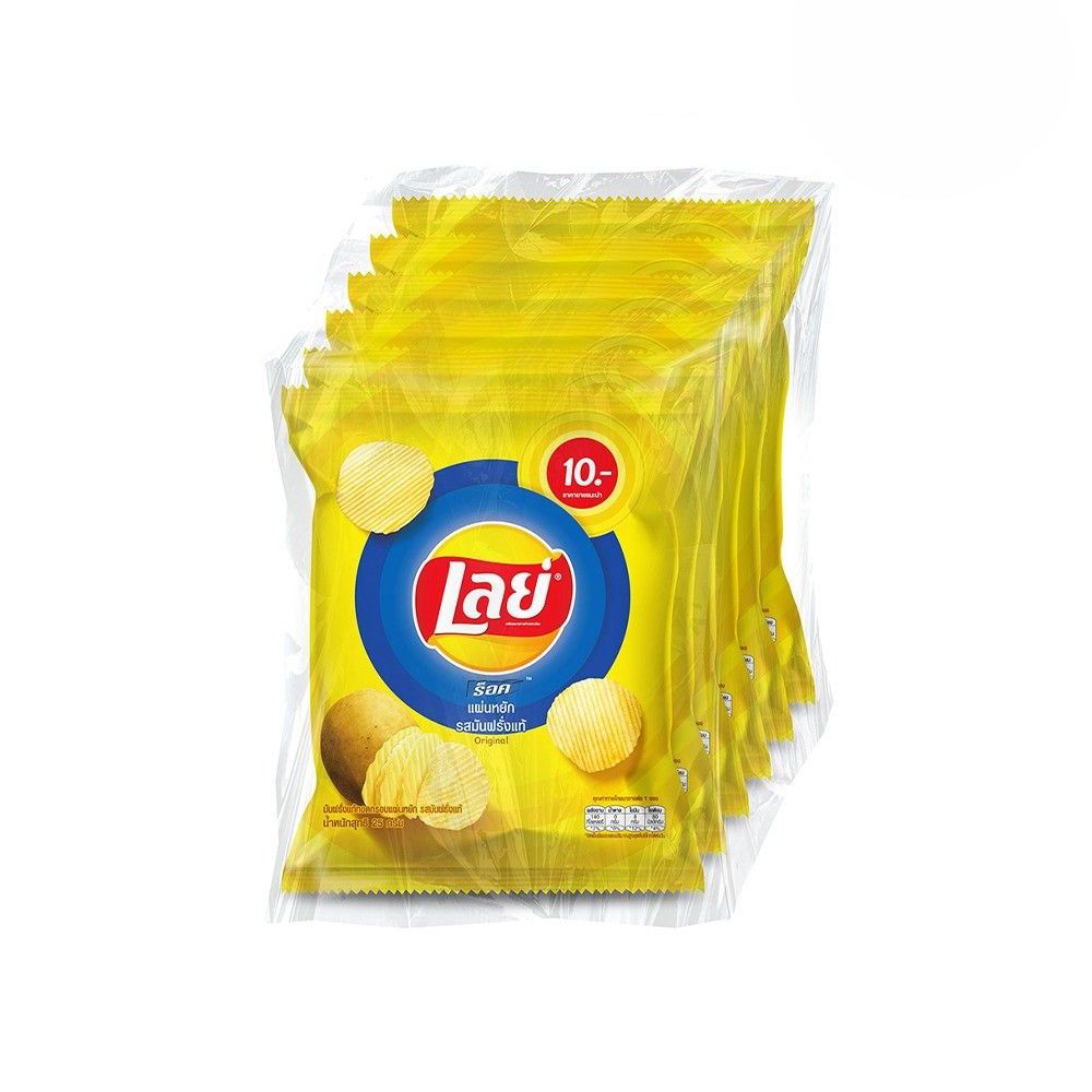 LAYS ROCK SALT 25GX6