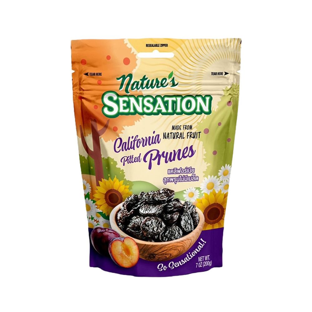 NATURE SENSATION PITTED PRUNES 200 G.