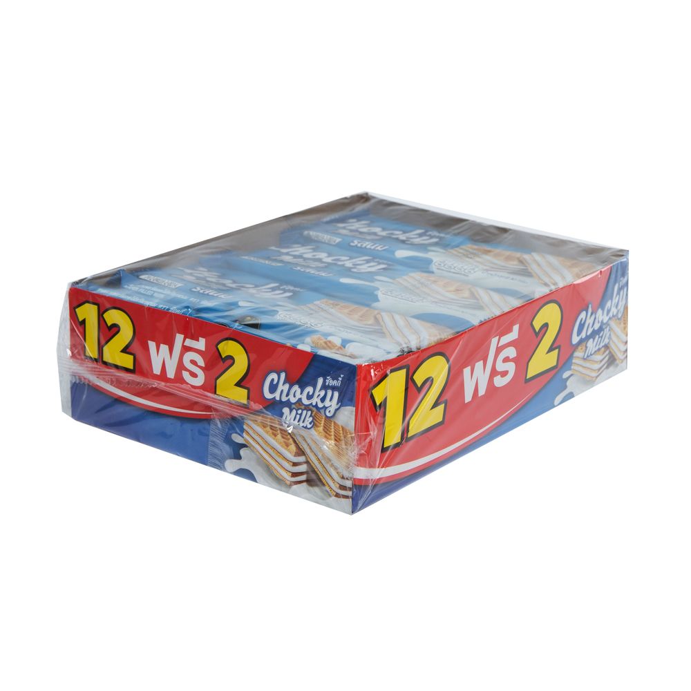 CHOCKY WAFER MILK CREAM 30 G.X12