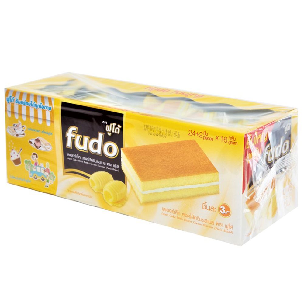 FUDO LAYER CAKE BUTTER 16 G. X24