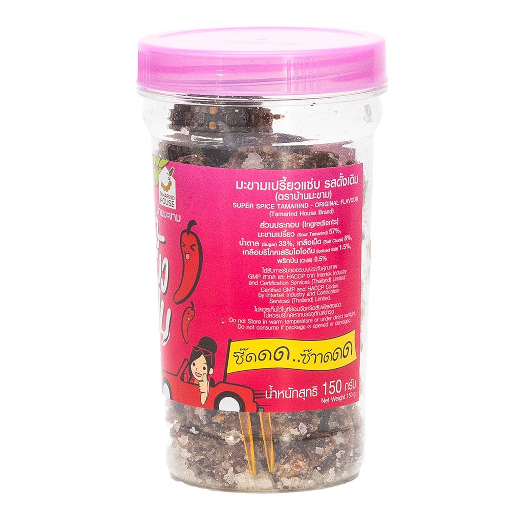 บ้านมะขามมะขามเปรี๊ยวแซ่บรสดั้งเดิม 150ก