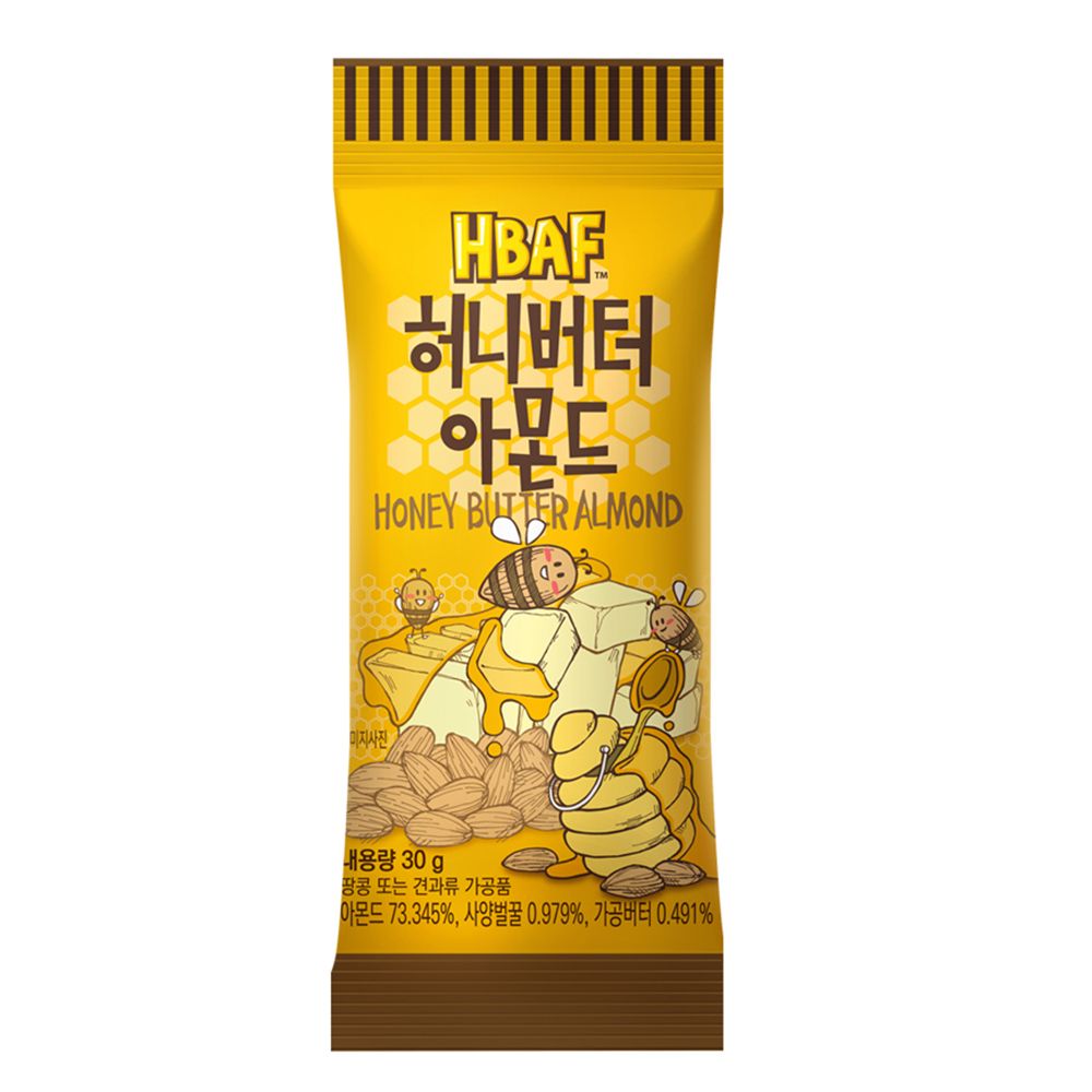HBAF HONEY BUTTER ALMOND 30 G.
