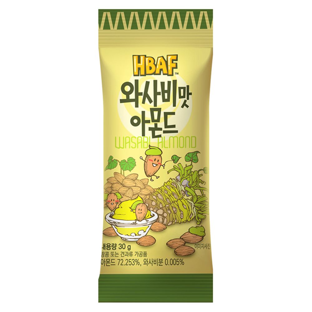 HBAF WASABI ALMOND 30 G.