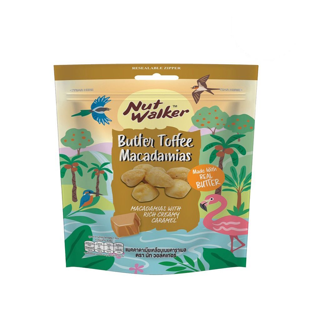 NUT WALKER BUTTER TOFFEE MACADAMIAS120G