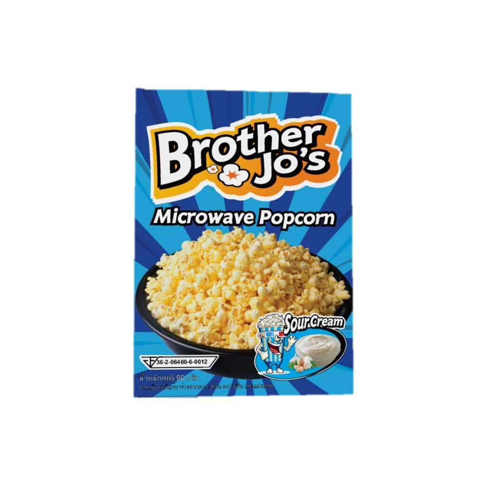 BROTHER JOS MICRO POPCORN SOURCREAM 90G