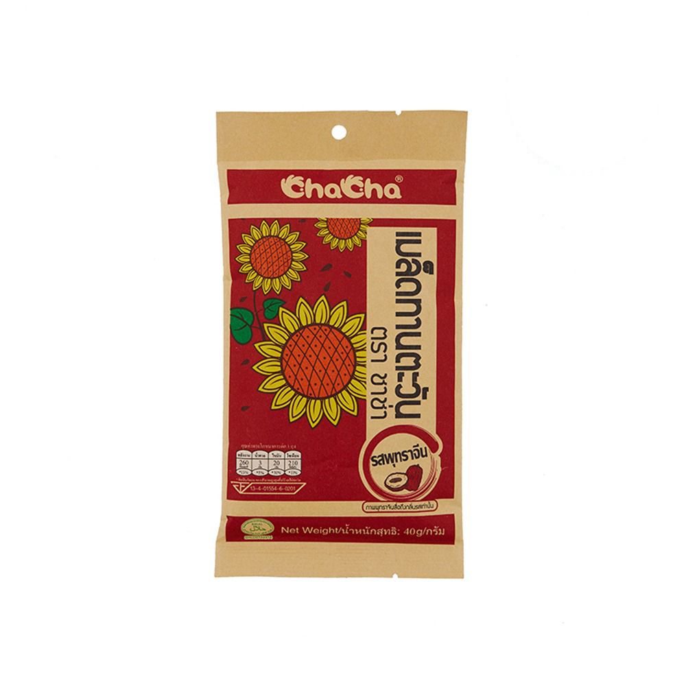 CHACHA SUNFLOWER SEEDS RED DATE 40G.