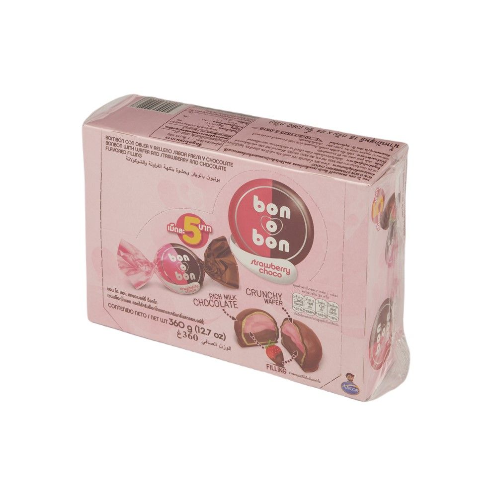 บอน โอ บอน สตรอเบอร์รี่ ช็อกโก 15 ก. X24