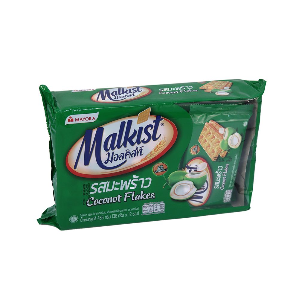 มอลคิสท์ แครกเกอร์ มะพร้าว 38 ก. X12