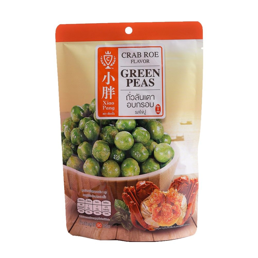 XIAO PANG CRAB ROE GREEN PEAS 90 G.
