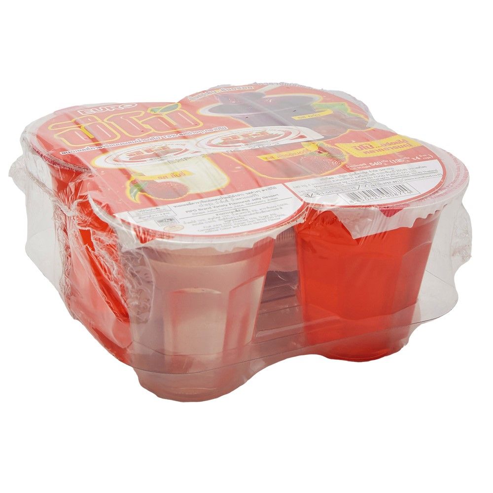 ปีโป้ เยลลี่คาราจีแนนผสมน้ำผลไม้135กX4