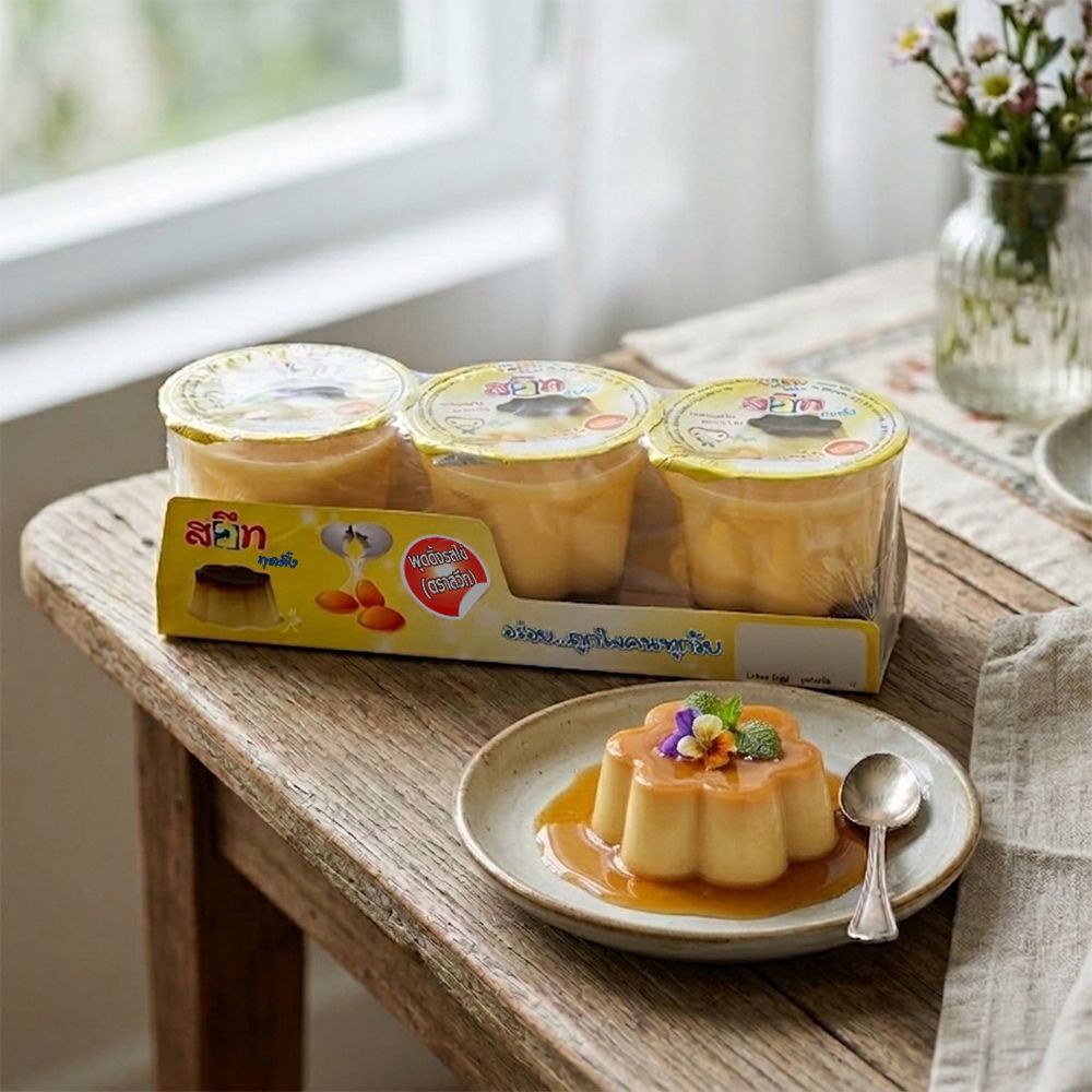 สวีท พุดดิ้งรสไข่คาราเมล 100 กรัม แพ็ค 3