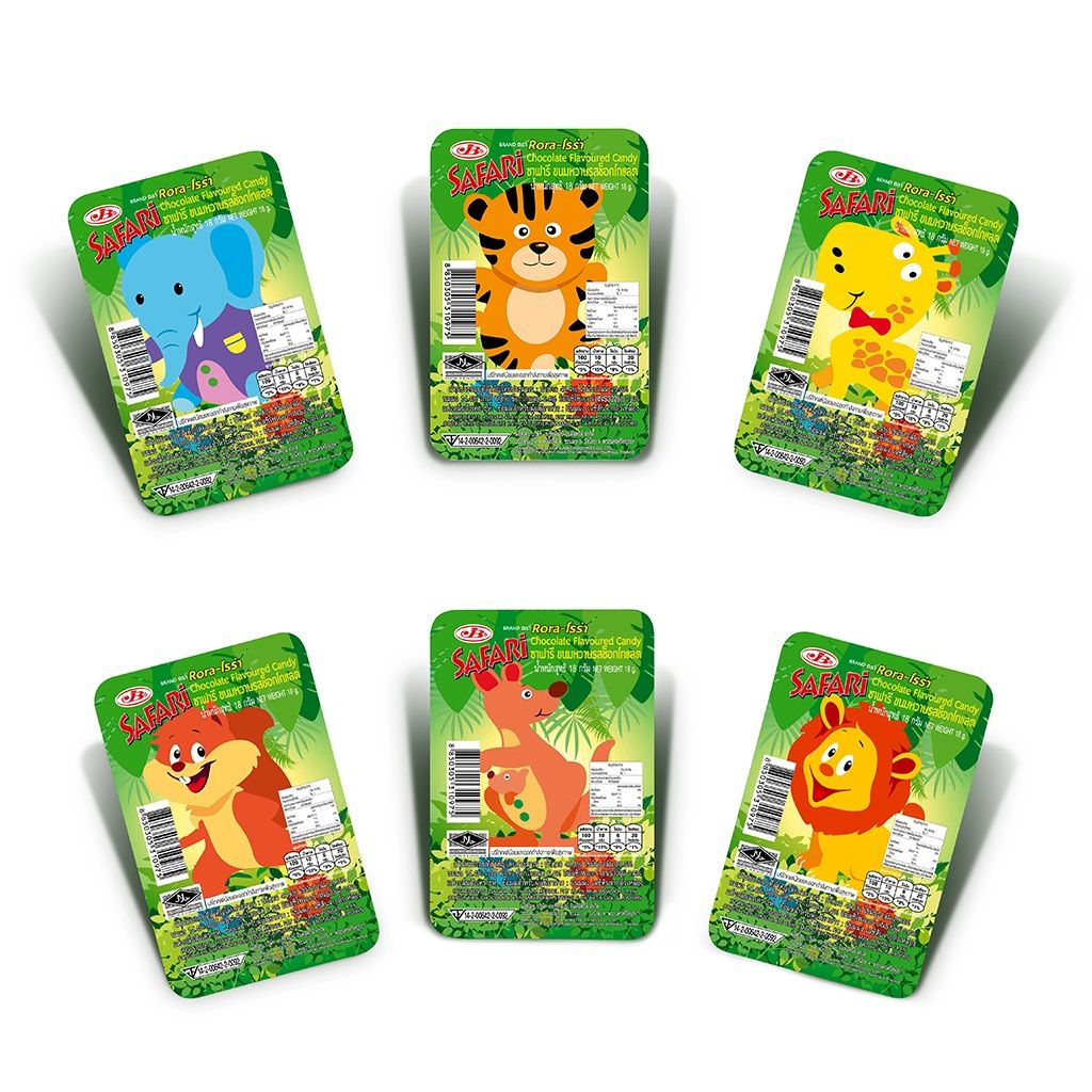 RORA SAFARI CHOCOLATE 18 G.