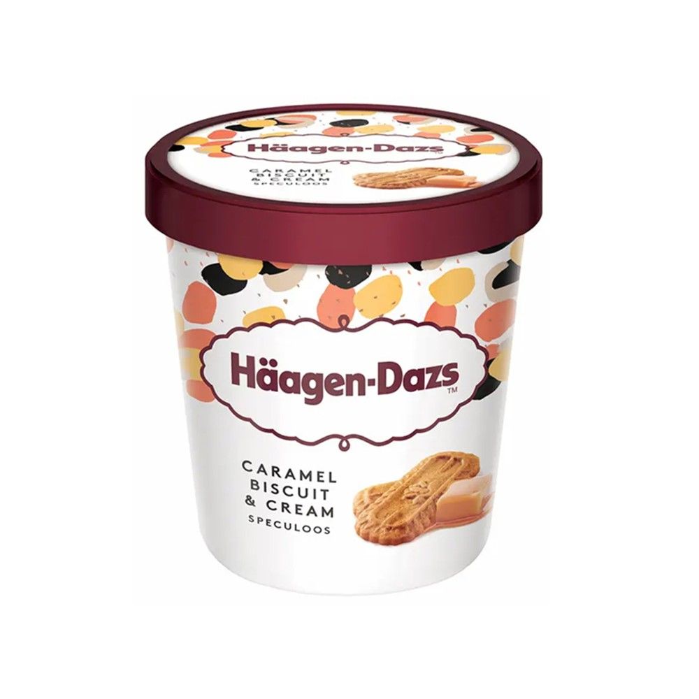 HAAGEN-DAZS CARAMEL BISCUIT AND CREAM PINT 392 G
