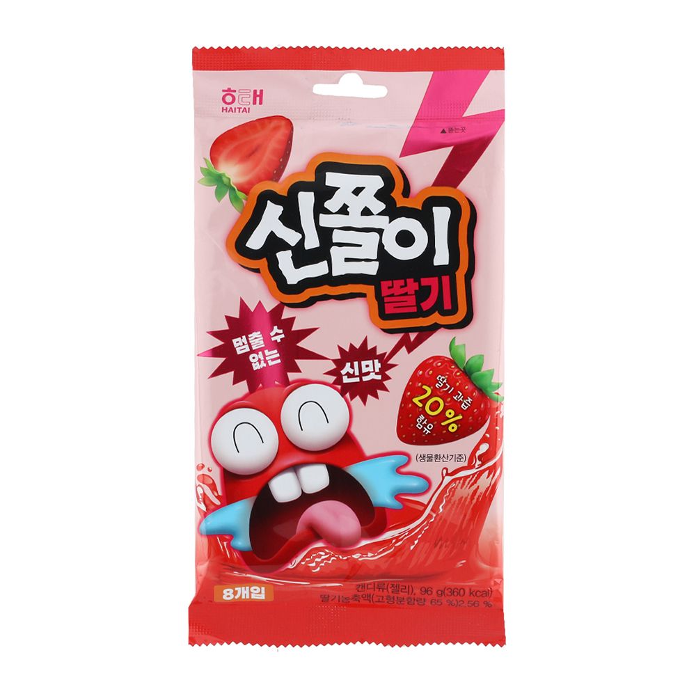 HAITAI SOUR JELLY STRAWBERRY 96 G.