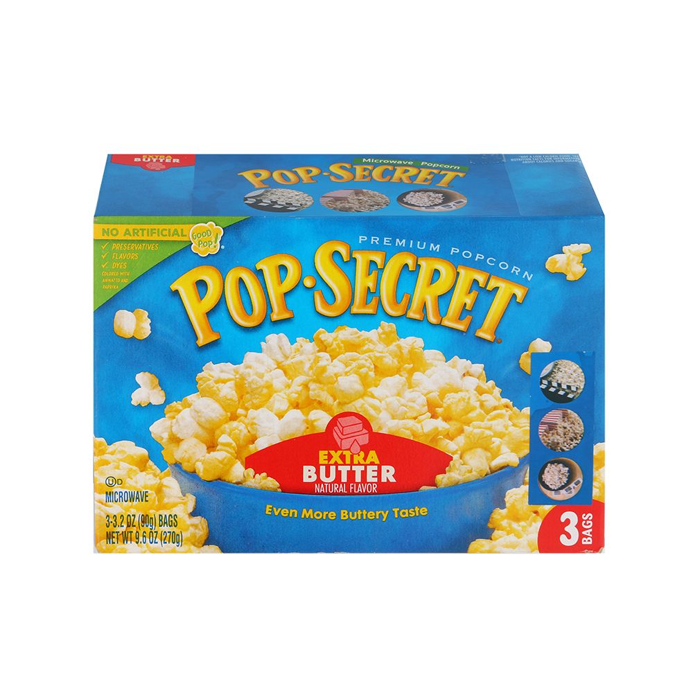 POP SECRET EXTRA BUTTER 270 G.