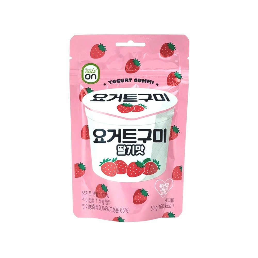 EATS ON GUMMY STRAWBERY 50G.
