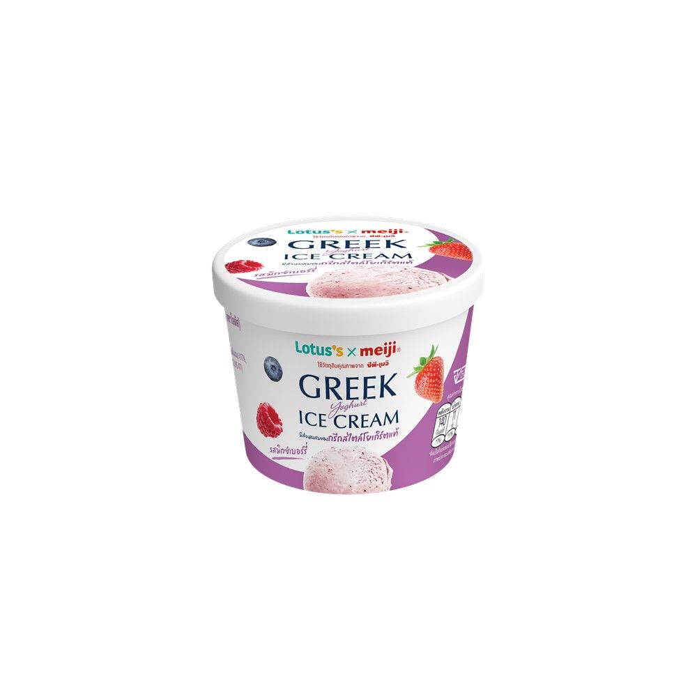 LOTUSS ICECREAM MIXEDBERRY GREEKYOGHURT ICE CREAM 80 G