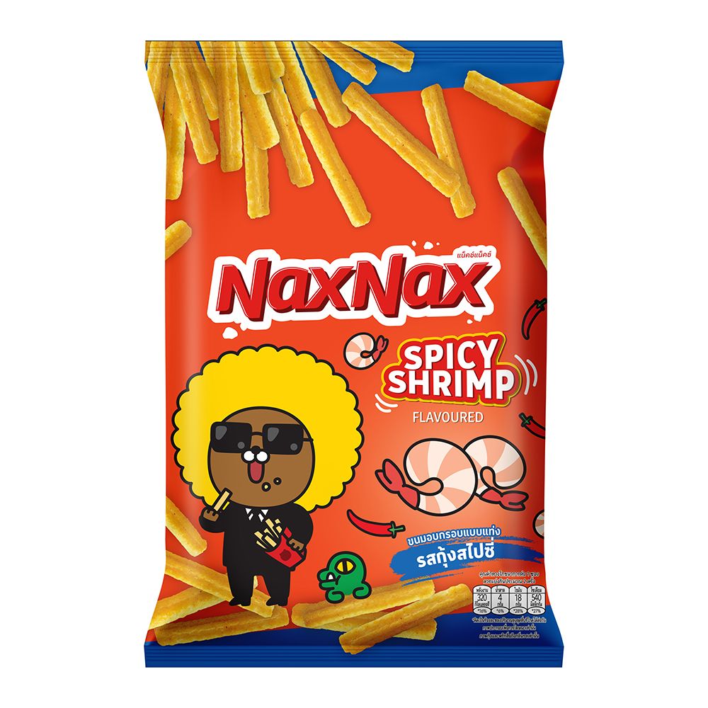 NAXNAXBAKED STICK SNACK SPICY SHRIMP 65 G