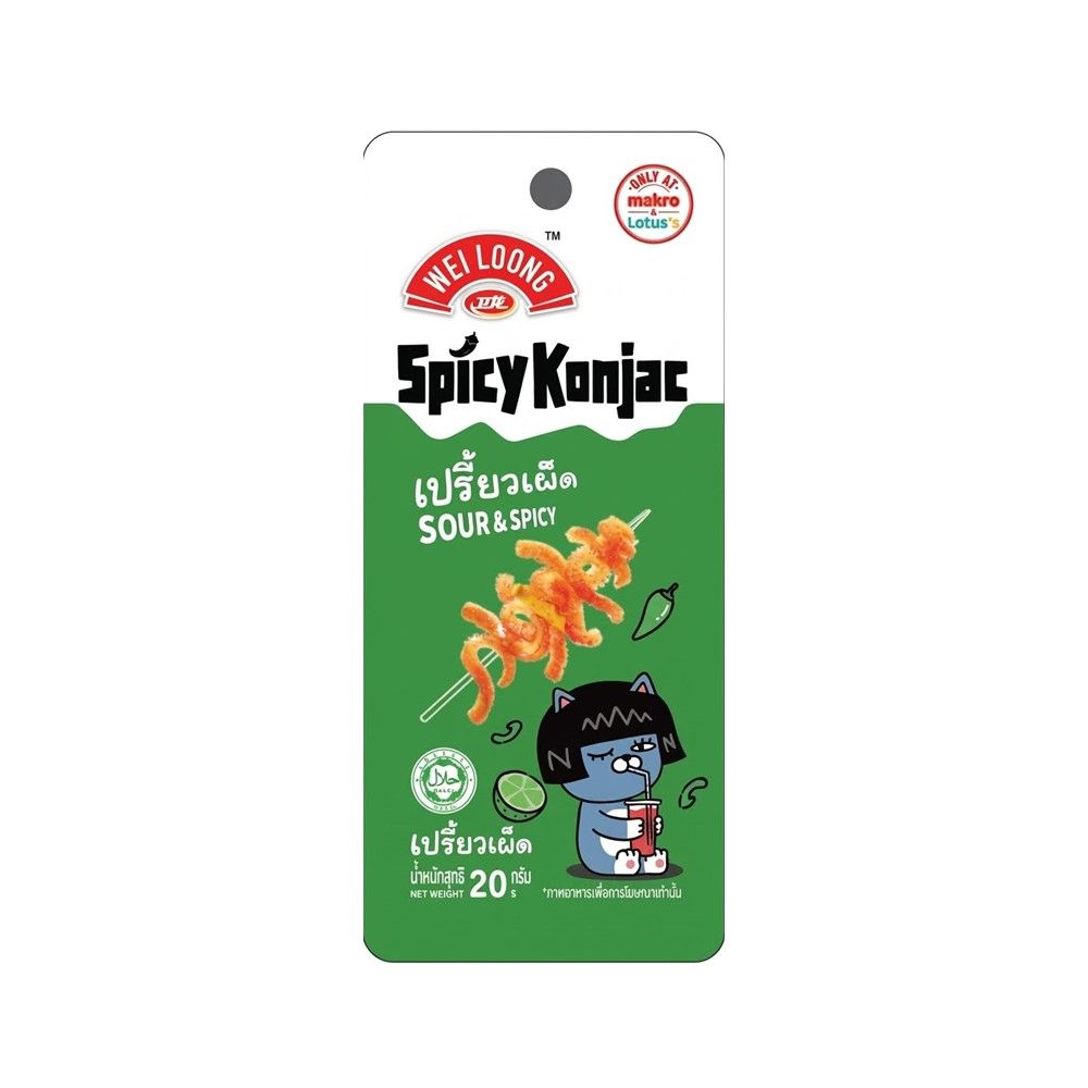 WEILOONG SPICY KONJAC SOUR SPICY 20 G
