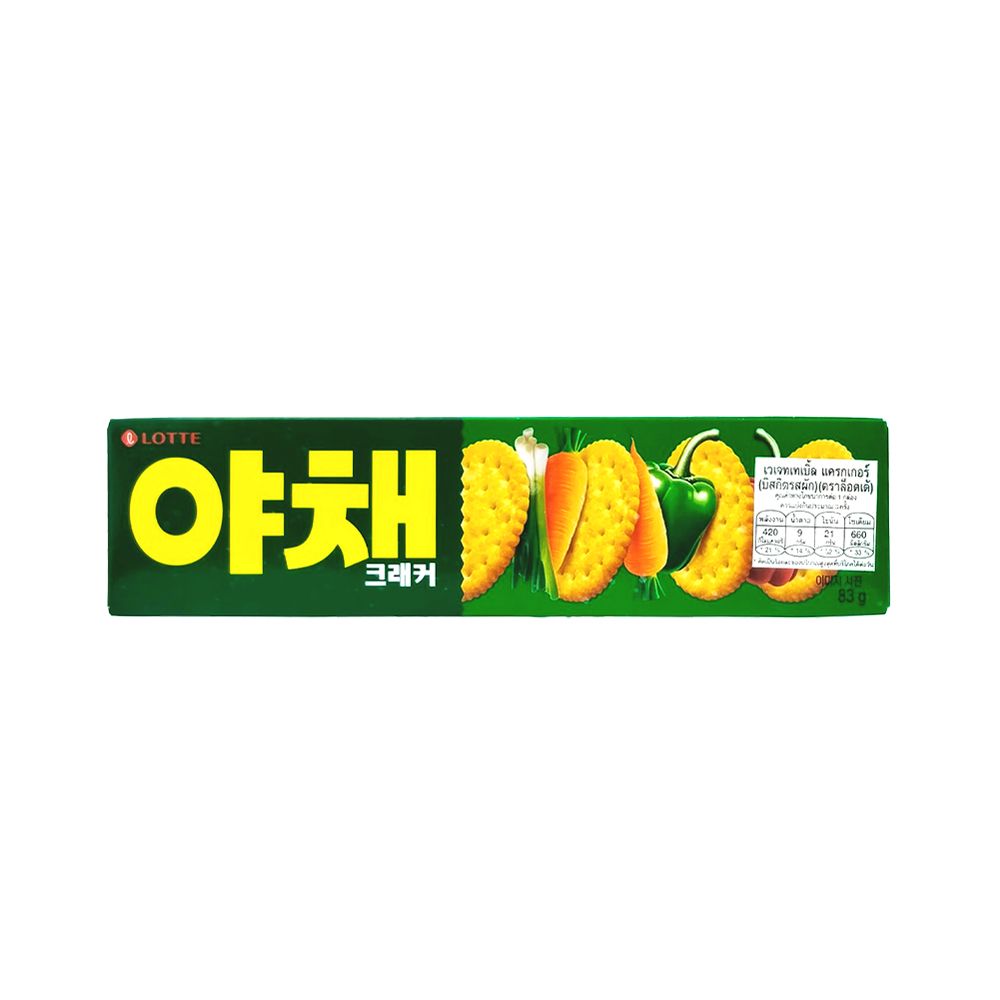 LOTTE VEGETABLE CRACKER 83 G
