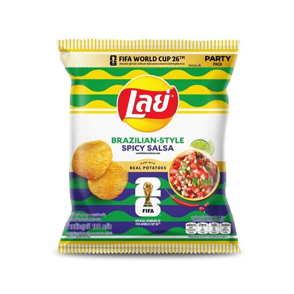 LAYS ROCK BRAZIL STYLE SPICY SALSA 100 G