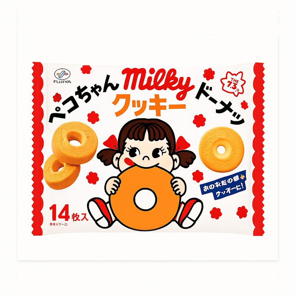 FUJIYA PEKO MILKY DONUT COOKIE 168 G