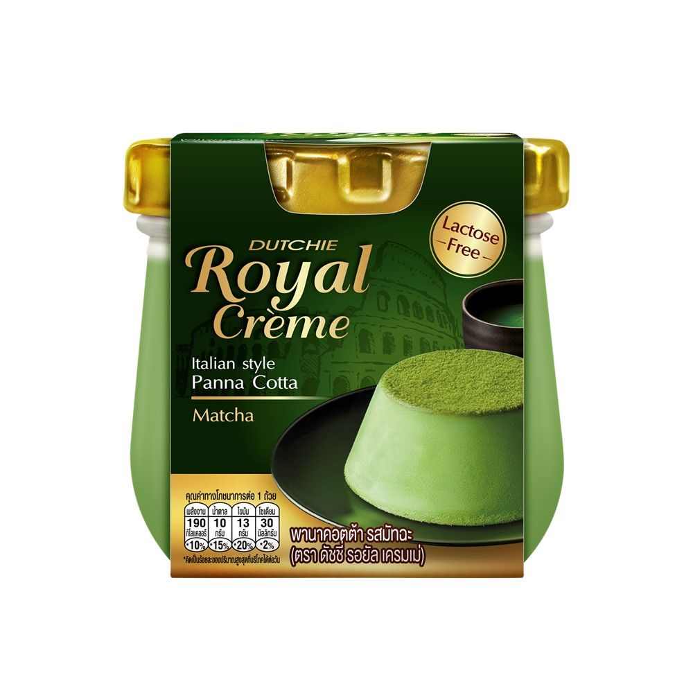 DUTCHIE PANNA COTTA MATCHA FLAVOR 110 G